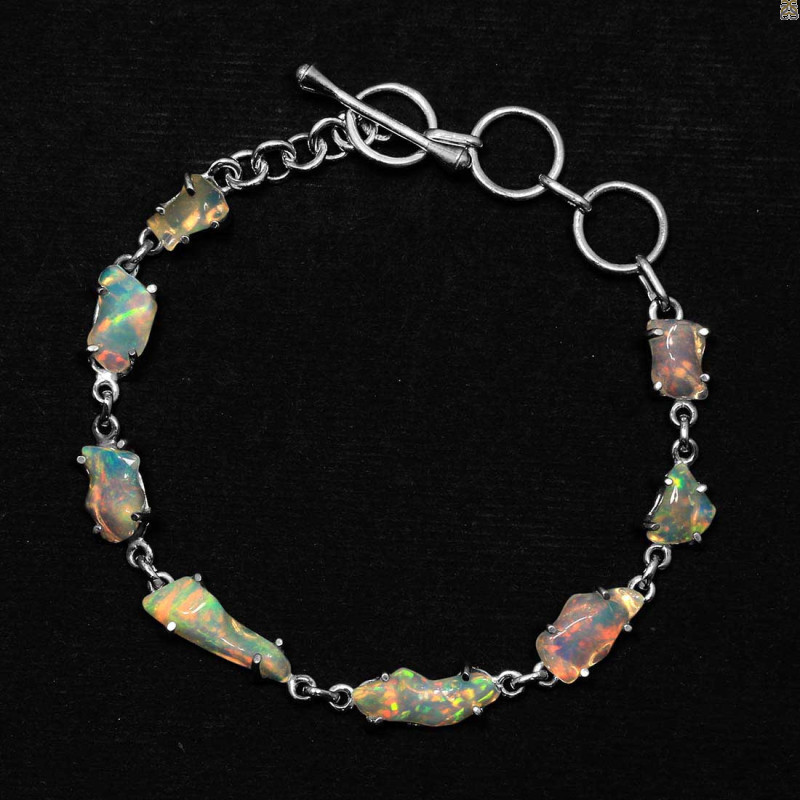 Opal Polished Nugget Bracelet-BSL OPL-11-41