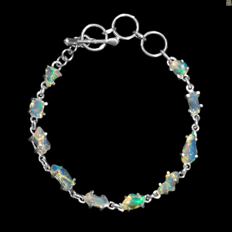 Opal Polished Nugget Bracelet-BSL OPL-11-57