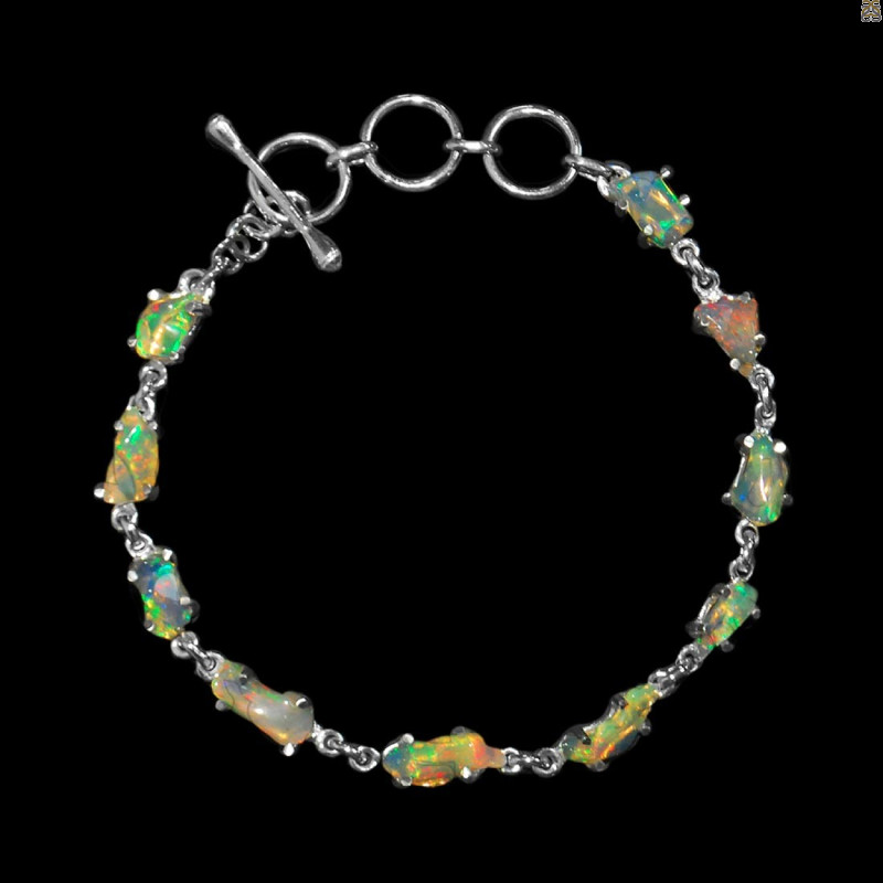 Opal Polished Nugget Bracelet-BSL OPL-11-58