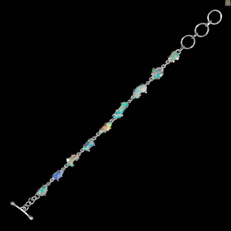 Opal Polished Nugget Bracelet-BSL OPL-11-60