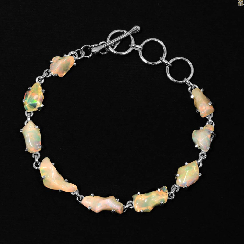 Opal Polished Nugget Bracelet-BSL OPL-11-7