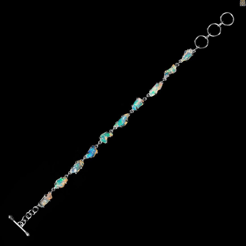 Opal Polished Nugget Bracelet-BSL OPL-11-75