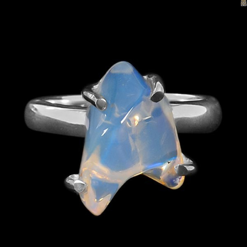 Opal Polished Nugget Ring-R-Size-6 OPL-2-108