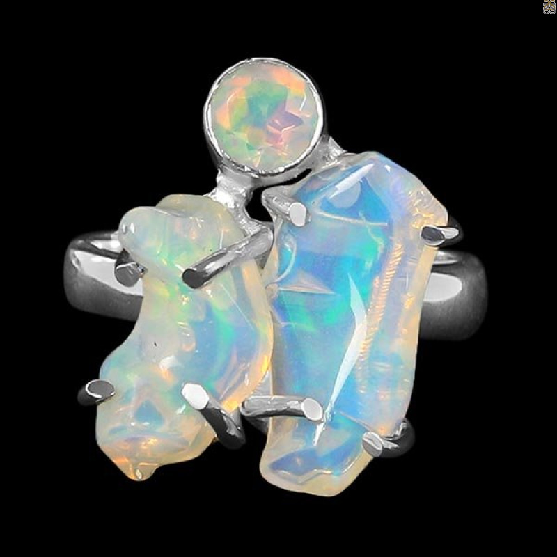 Opal Polished Nugget Ring-2R-Size-7 OPL-2-1088