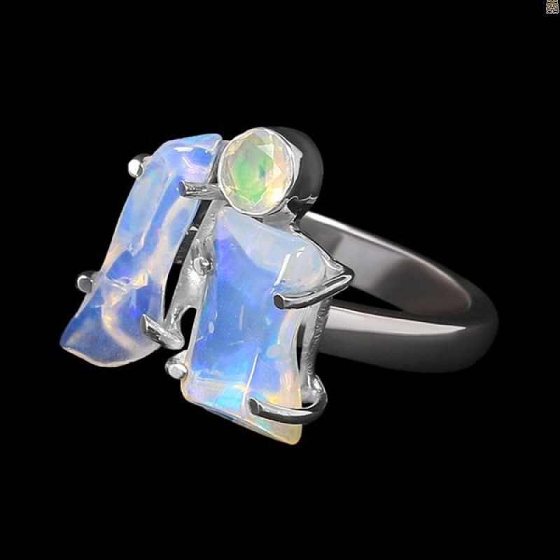 Opal Polished Nugget Ring-2R-Size-9 OPL-2-1098