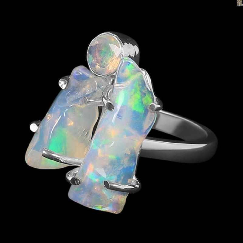 Opal Polished Nugget Ring-2R-Size-8 OPL-2-1108