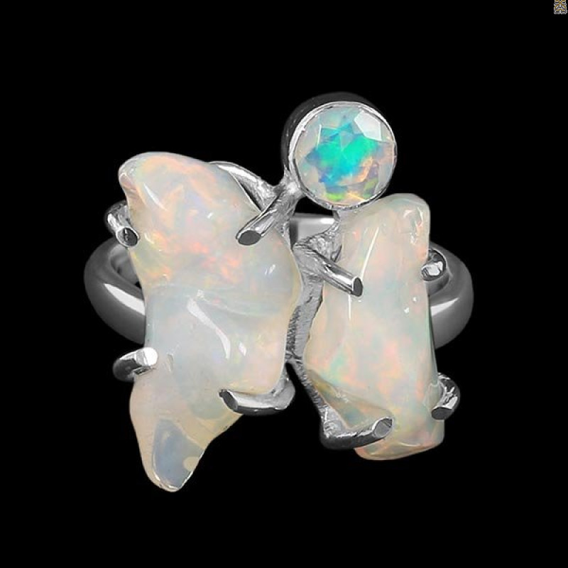 Opal Polished Nugget Ring-2R-Size-8 OPL-2-1110