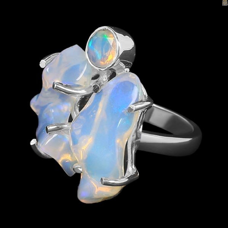 Opal Polished Nugget Ring-2R-Size-9 OPL-2-1112