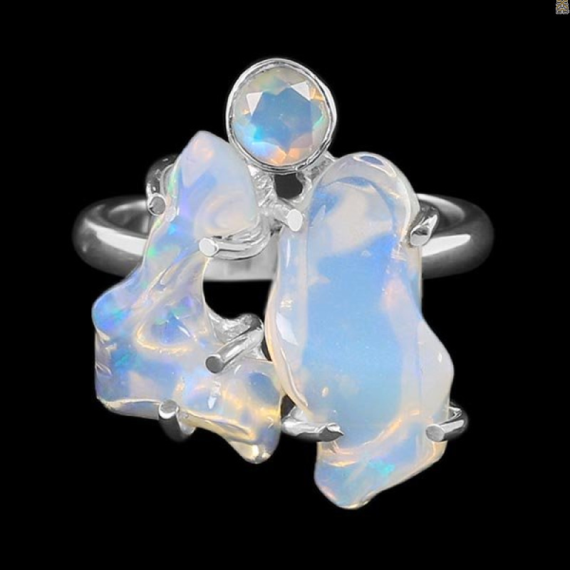 Opal Polished Nugget Ring-2R-Size-9 OPL-2-1112