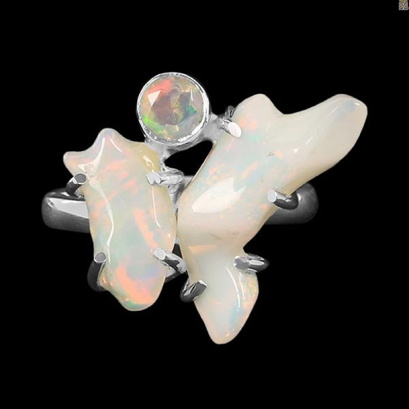 Opal Polished Nugget Ring-2R-Size-7 OPL-2-1113