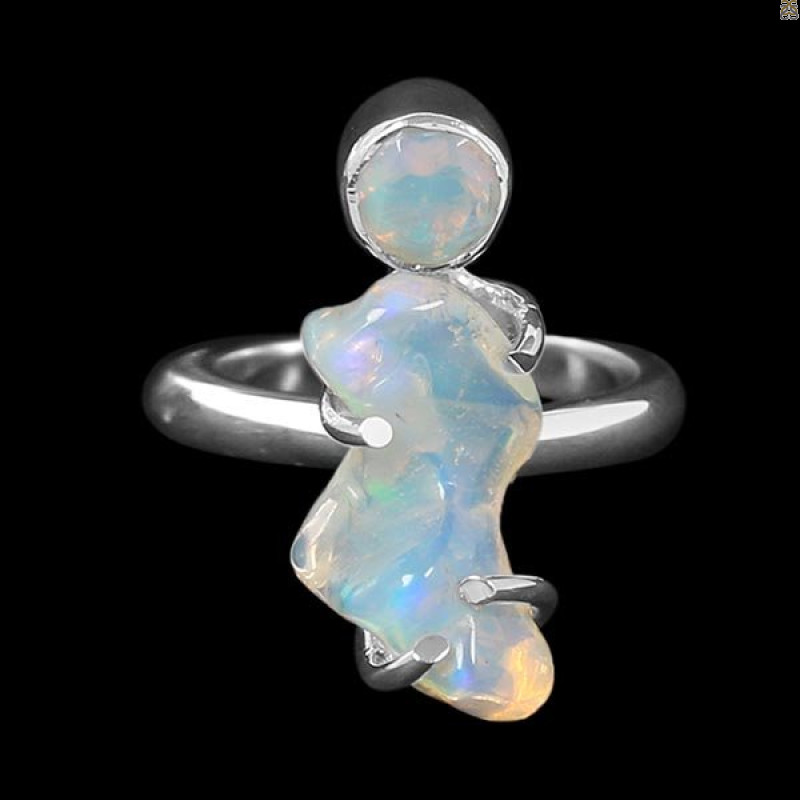 Opal Polished Nugget Ring-2R-Size-8 OPL-2-1117