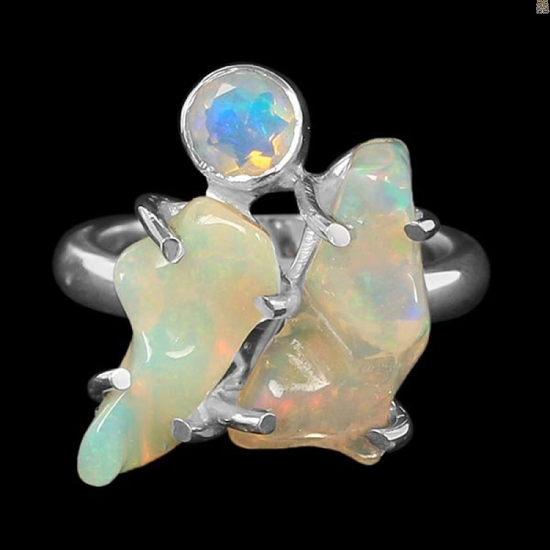 Opal Polished Nugget Ring-2R-Size-8 OPL-2-1118