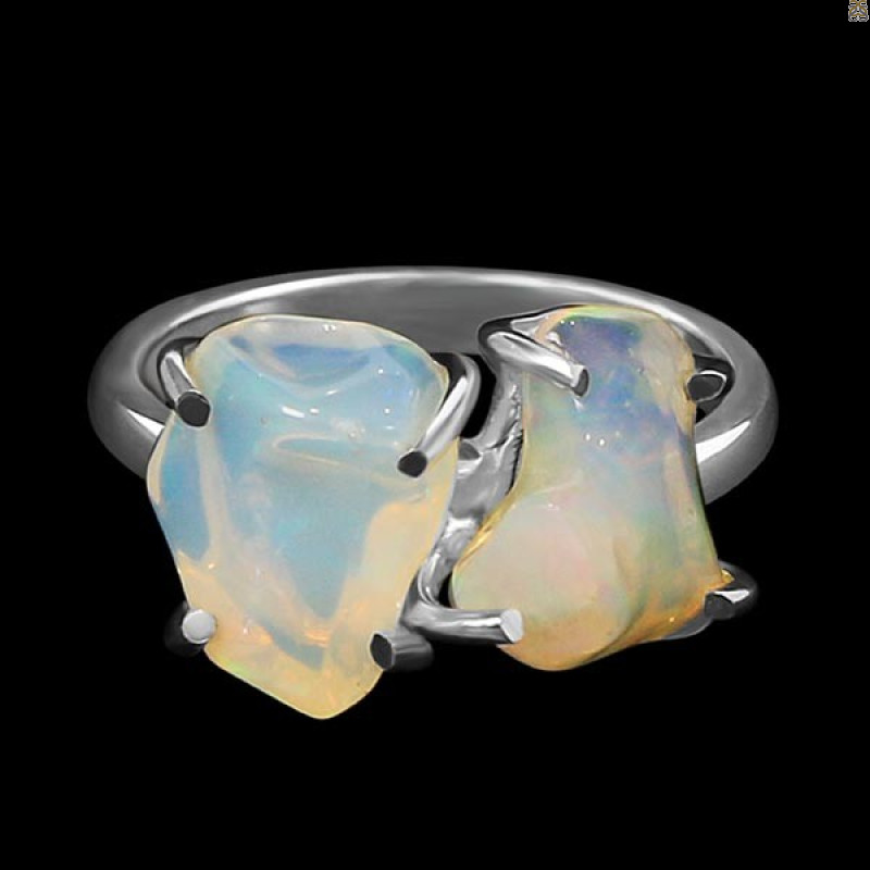 Opal Polished Nugget Ring-R-Size-7 OPL-2-148
