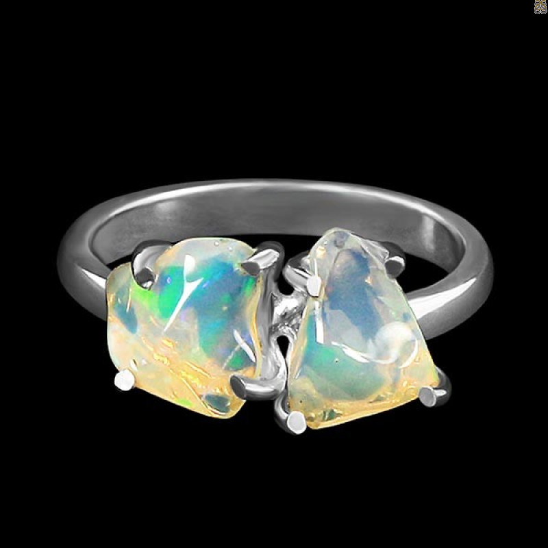 Opal Polished Nugget Ring-R-Size-7 OPL-2-150