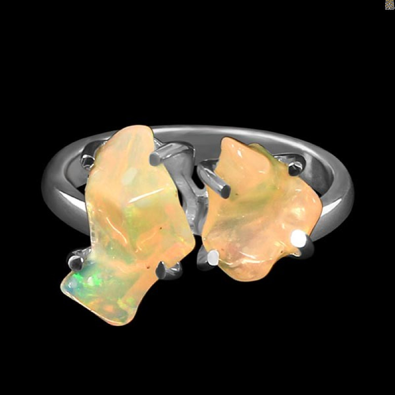 Opal Polished Nugget Ring-R-Size-7 OPL-2-155