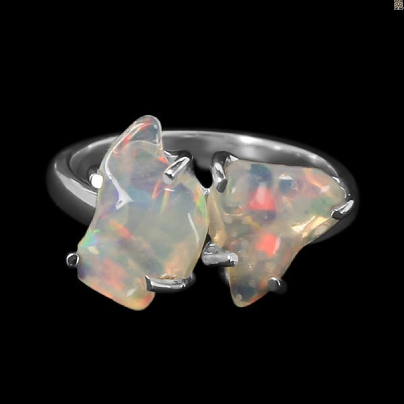 Opal Polished Nugget Ring-R-Size-6 OPL-2-176