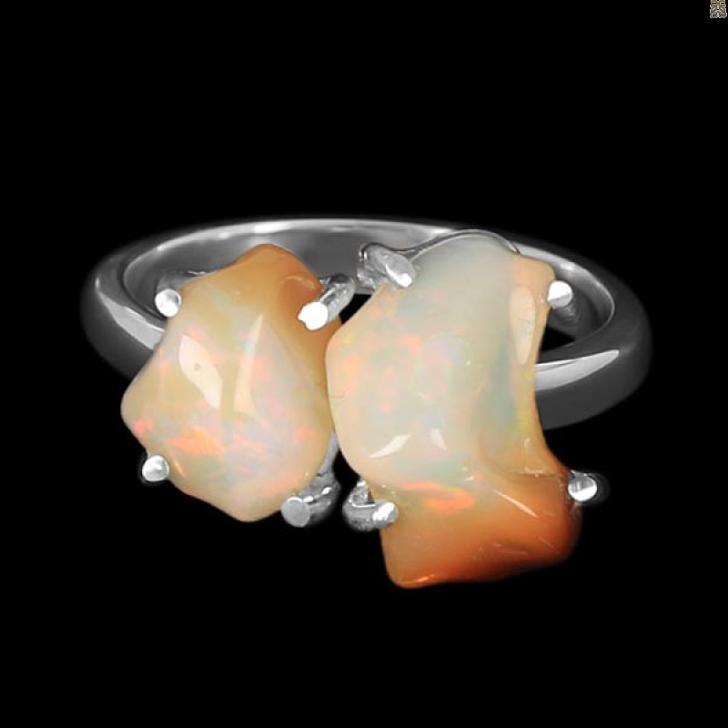 Opal Polished Nugget Ring-R-Size-7 OPL-2-188