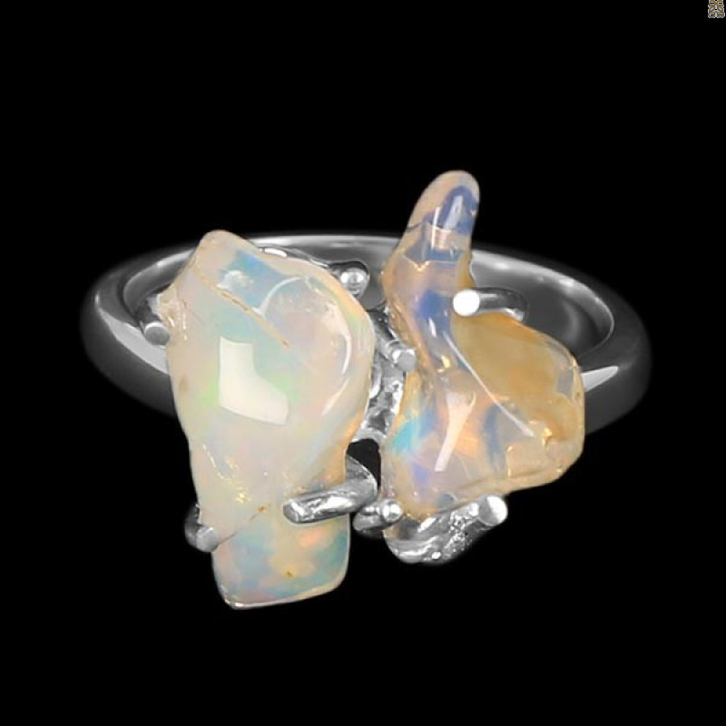 Opal Polished Nugget Ring-R-Size-6 OPL-2-194