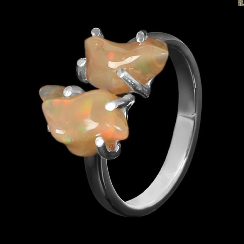 Opal Polished Nugget Ring-R-Size-6 OPL-2-195