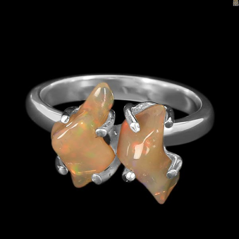 Opal Polished Nugget Ring-R-Size-6 OPL-2-195