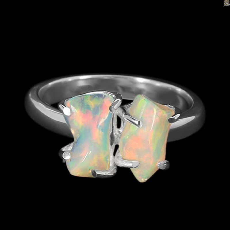 Opal Polished Nugget Ring-R-Size-9 OPL-2-197
