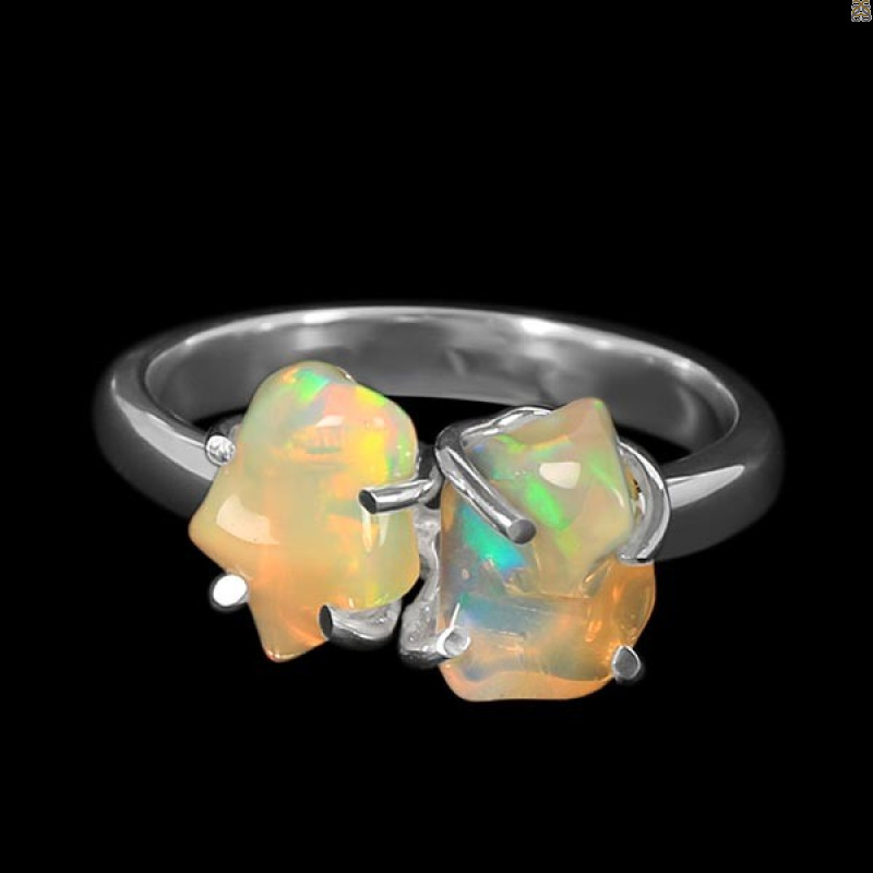 Opal Polished Nugget Ring-R-Size-9 OPL-2-199