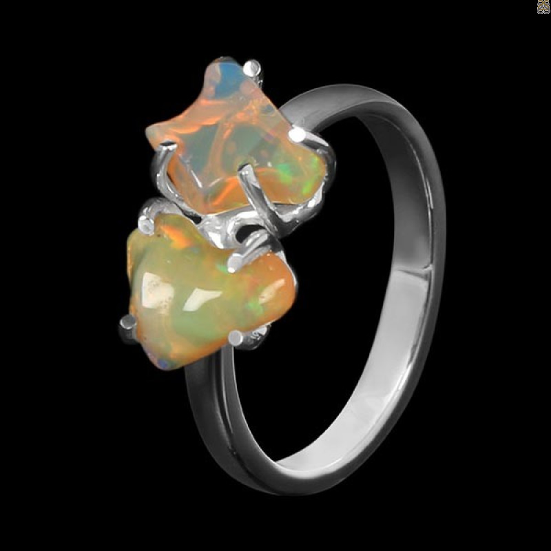 Opal Polished Nugget Ring-R-Size-9 OPL-2-204