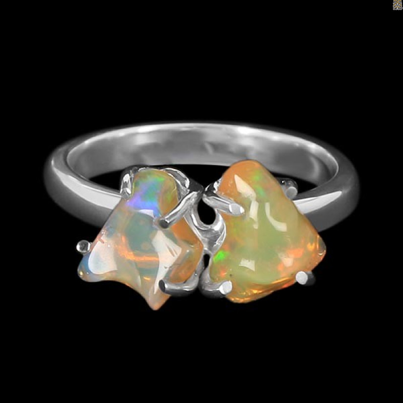 Opal Polished Nugget Ring-R-Size-9 OPL-2-204