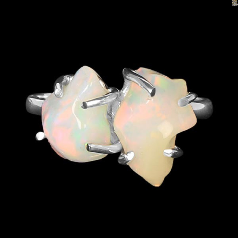 Opal Polished Nugget Ring-R-Size-9 OPL-2-207