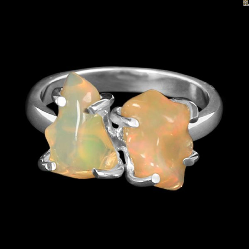 Opal Polished Nugget Ring-R-Size-9 OPL-2-213