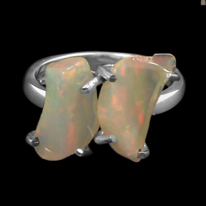 Opal Polished Nugget Ring-R-Size-8 OPL-2-215