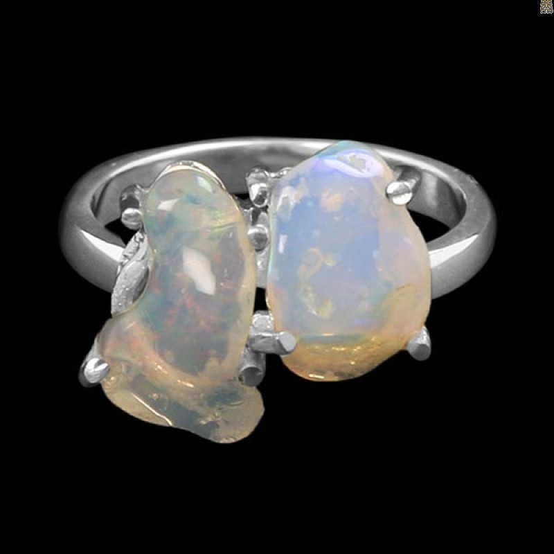 Opal Polished Nugget Ring-R-Size-8 OPL-2-218