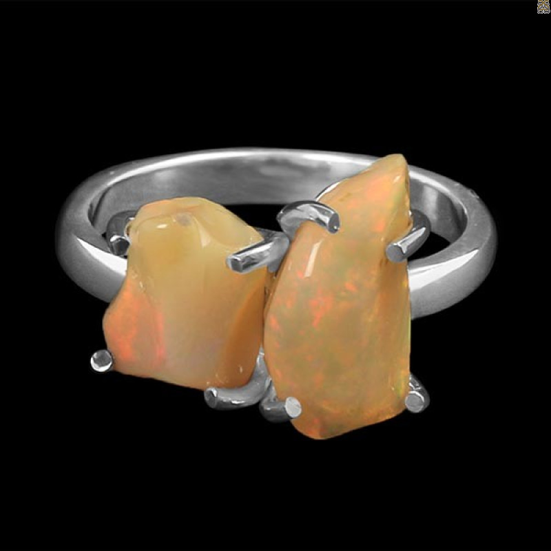 Opal Polished Nugget Ring-R-Size-8 OPL-2-222