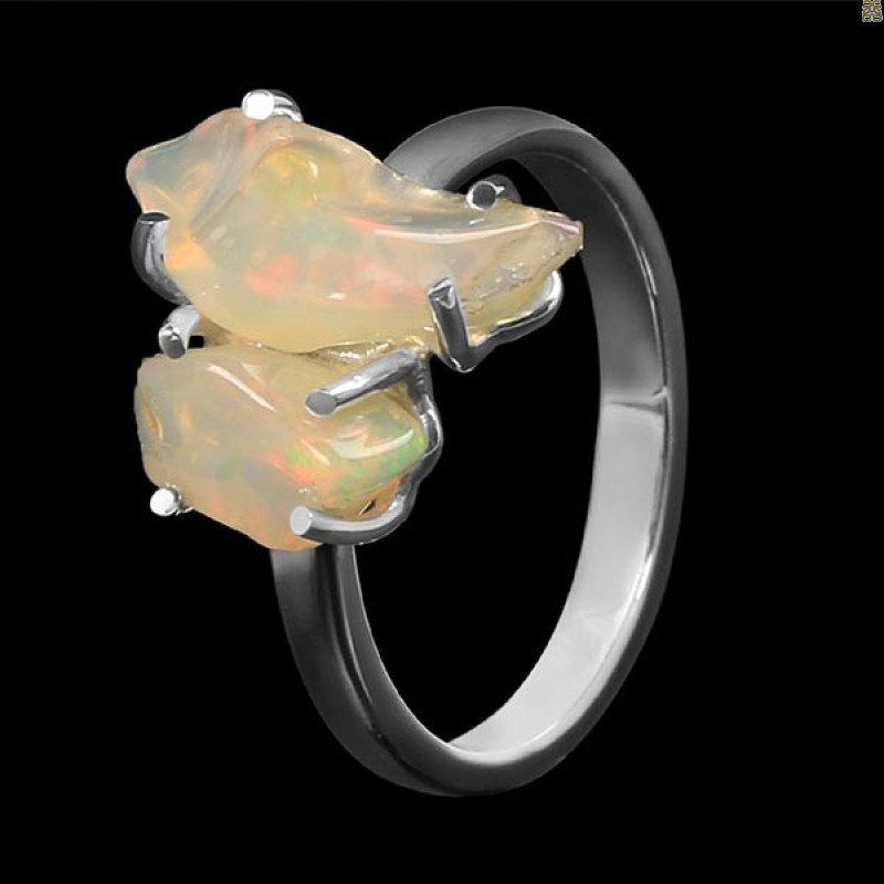 Opal Polished Nugget Ring-R-Size-8 OPL-2-225