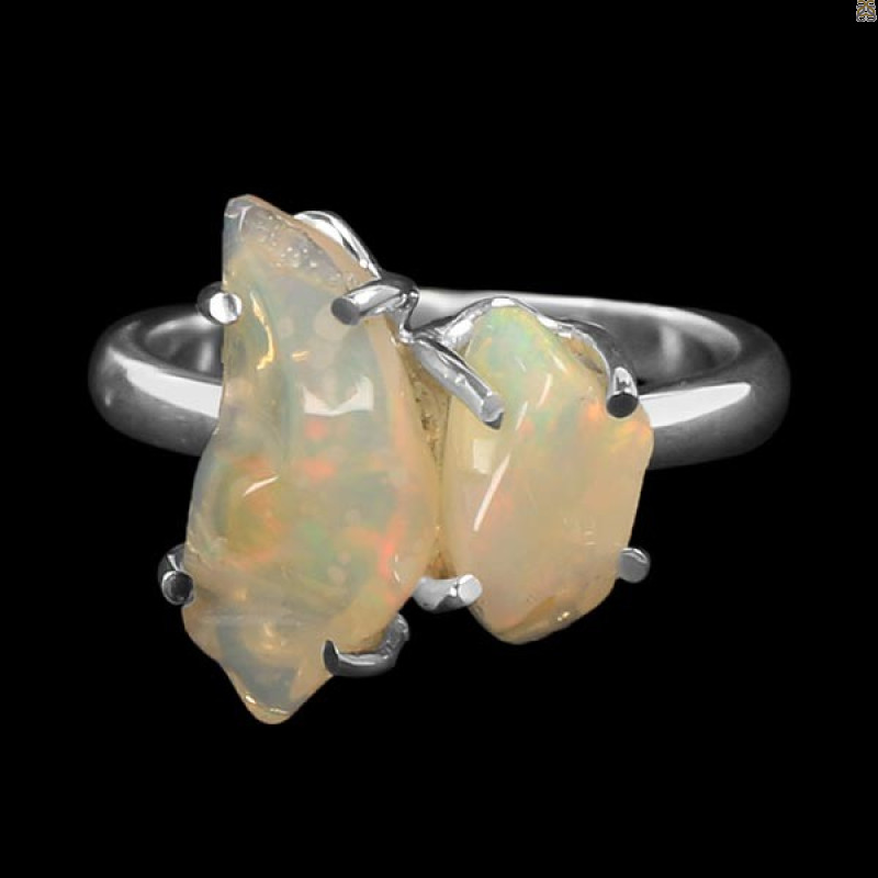 Opal Polished Nugget Ring-R-Size-8 OPL-2-225