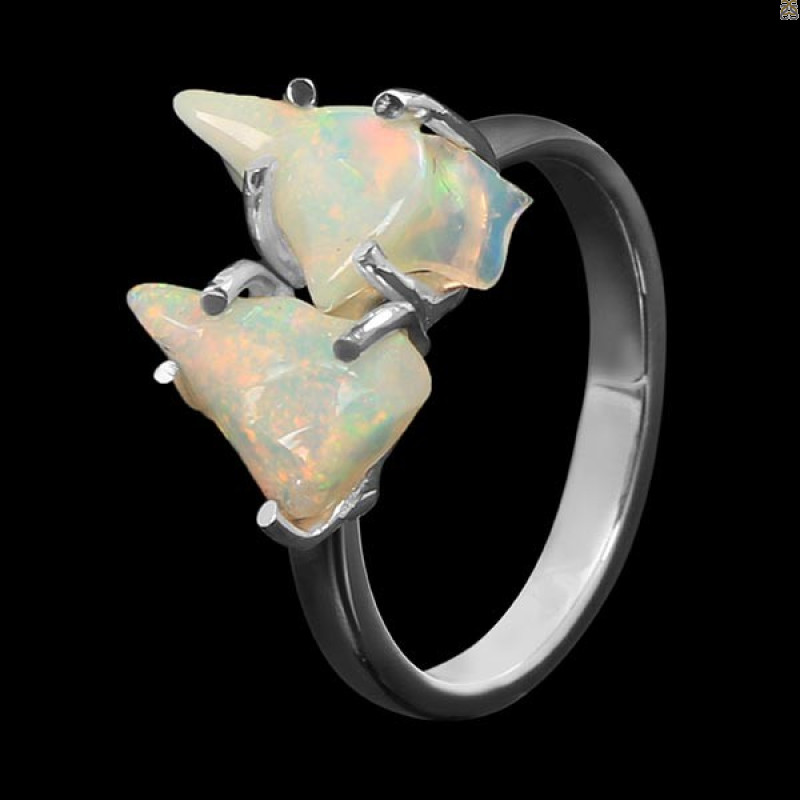 Opal Polished Nugget Ring-R-Size-8 OPL-2-229