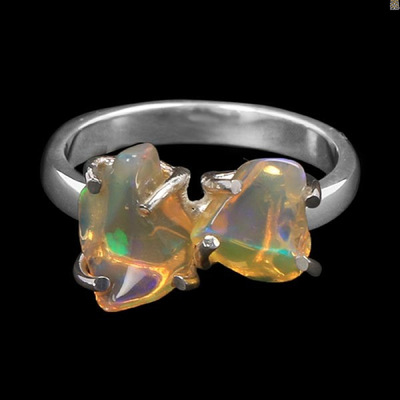 Opal Polished Nugget Ring-R-Size-8 OPL-2-233