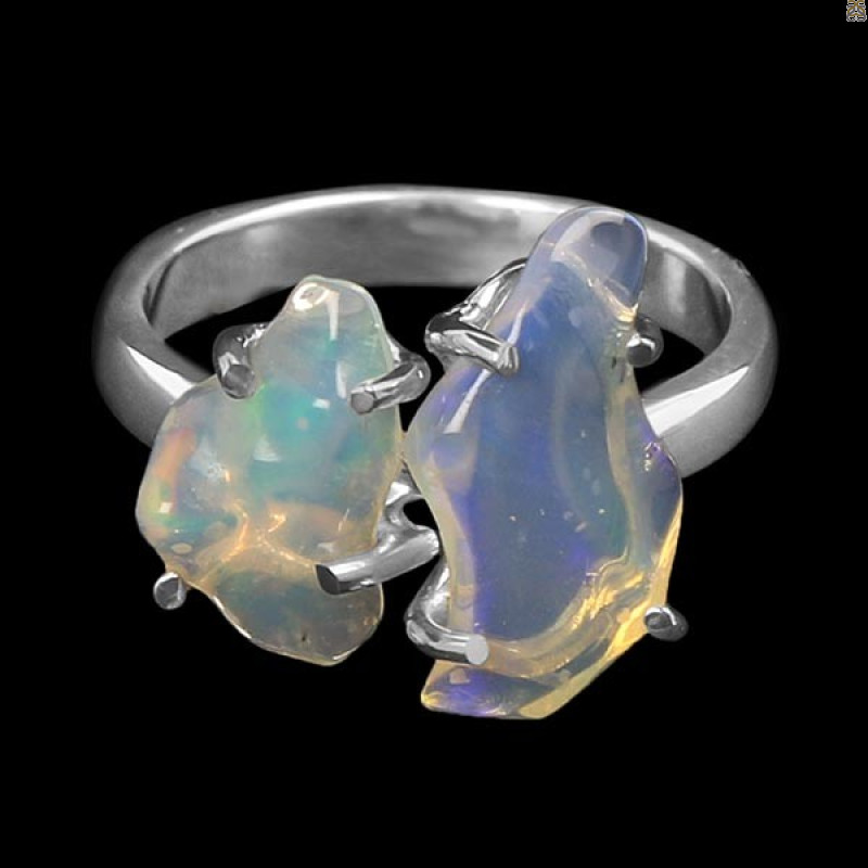 Opal Polished Nugget Ring-R-Size-8 OPL-2-237
