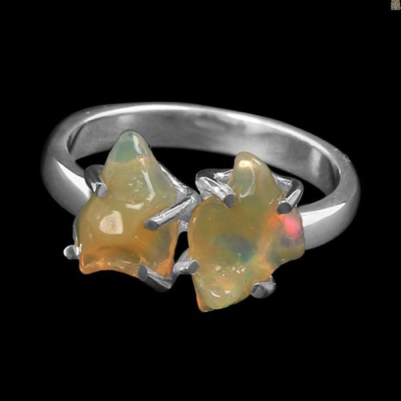 Opal Polished Nugget Ring-R-Size-8 OPL-2-238