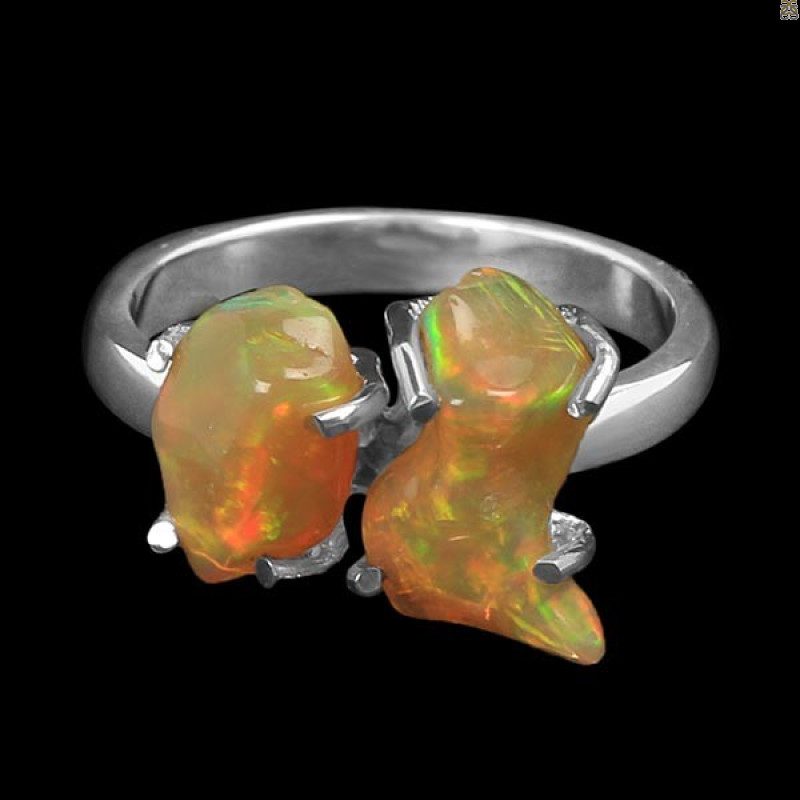 Opal Polished Nugget Ring-R-Size-8 OPL-2-240