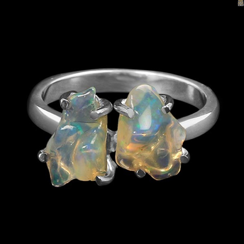 Opal Polished Nugget Ring-R-Size-8 OPL-2-241