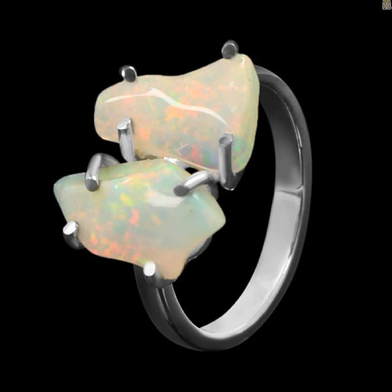 Opal Polished Nugget Ring-R-Size-8 OPL-2-243