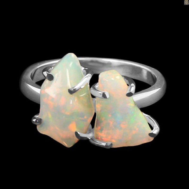 Opal Polished Nugget Ring-R-Size-8 OPL-2-243