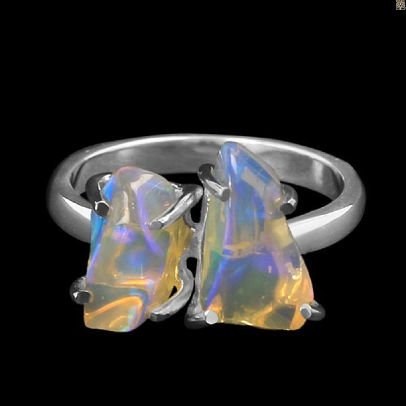 Opal Polished Nugget Ring-R-Size-8 OPL-2-245