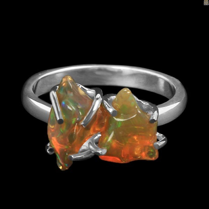 Opal Polished Nugget Ring-R-Size-8 OPL-2-246