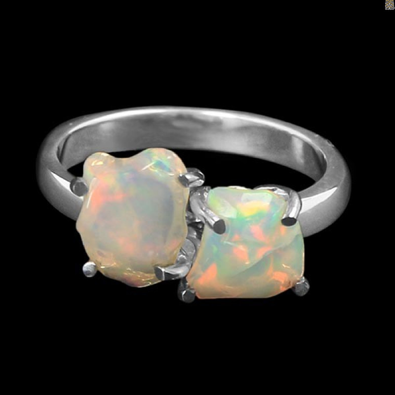 Opal Polished Nugget Ring-R-Size-8 OPL-2-249