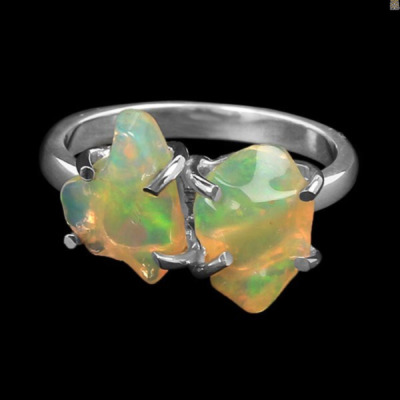 Opal Polished Nugget Ring-R-Size-8 OPL-2-252