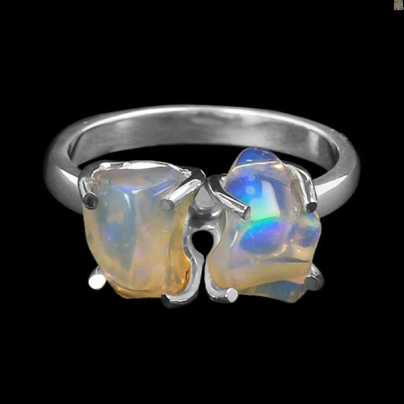 Opal Polished Nugget Ring-R-Size-8 OPL-2-253