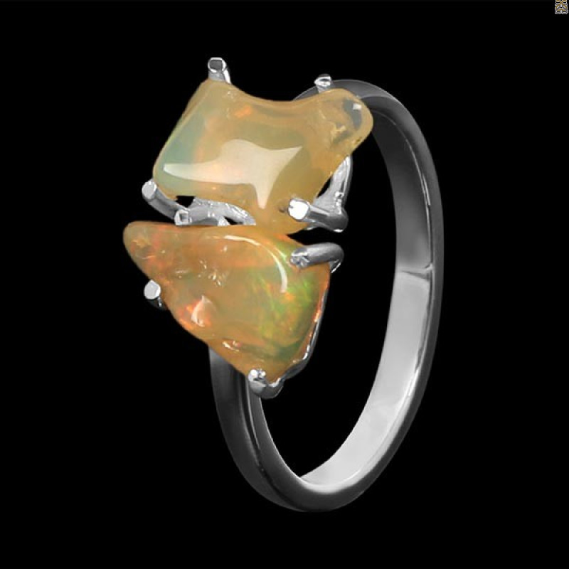 Opal Polished Nugget Ring-R-Size-8 OPL-2-258