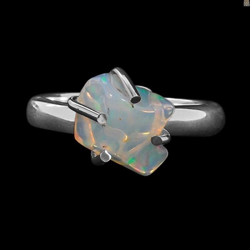 Opal Polished Nugget Ring-R-Size-6 OPL-2-26